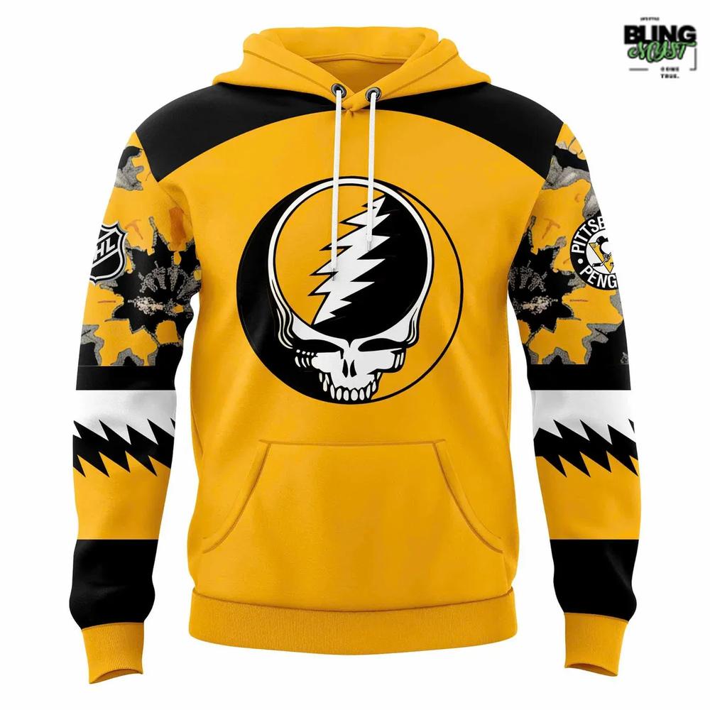 Pittsburgh Penguins Grateful Dead Night 2026 Hoodie Pittsburgh Penguins Grateful Dead Night 2026 Hoodie