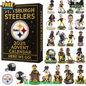 Pittsburgh Steelers Star Players 2025 Advent Calendar