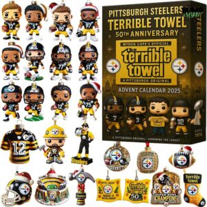 Pittsburgh Steelers Terrible Towel 50th Anniversary Advent Calendar 2025