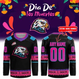 Portland Winterhawks Día de los Muertos 2025 Hockey Jersey