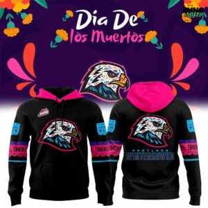 Portland Winterhawks Dia de los Muerto 2025 Hoodie
