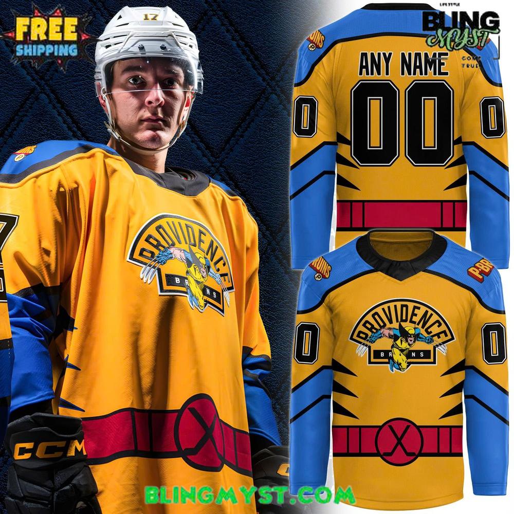 Providence Bruins Marvel Weekend Special Edition Hockey Jersey Providence Bruins Marvel Weekend Special Edition Hockey Jersey