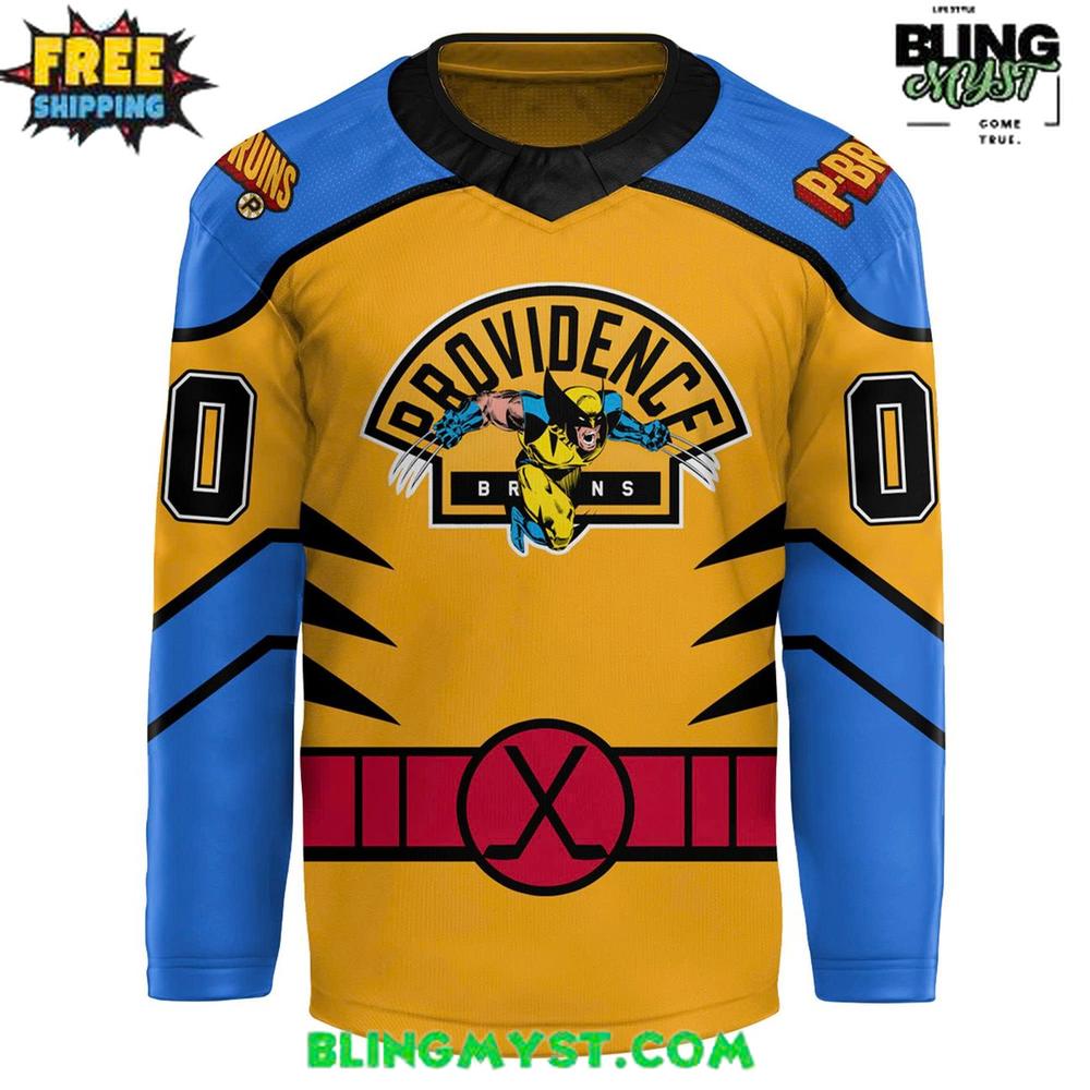 Providence Bruins Marvel Weekend Special Edition Hockey Jersey Providence Bruins Marvel Weekend Special Edition Hockey Jersey