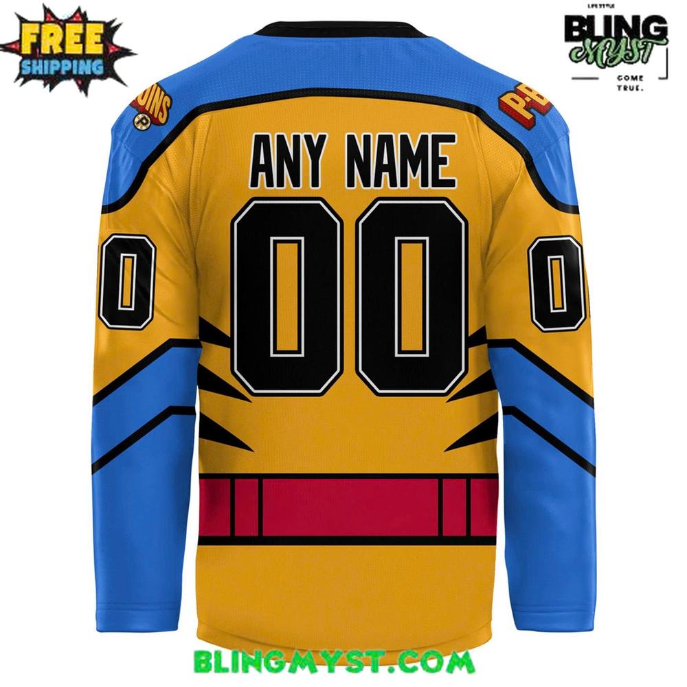 Providence Bruins Marvel Weekend Special Edition Hockey Jersey Providence Bruins Marvel Weekend Special Edition Hockey Jersey