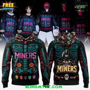 Rock Springs Miners Día de Muertos 2025 Special Hoodie