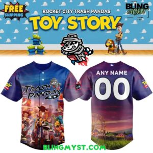 Rocket City Trash Pandas “Toy Story” Special Baseball Jersey