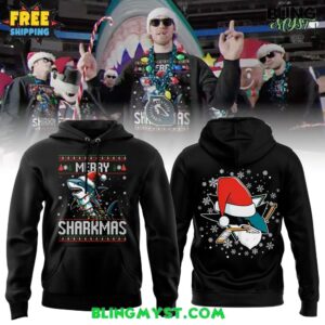 San Jose Sharks Merry Christmas 2025 Hoodie
