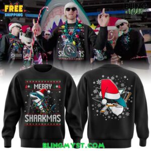 San Jose Sharks Merry Christmas 2025 Sweatshirt