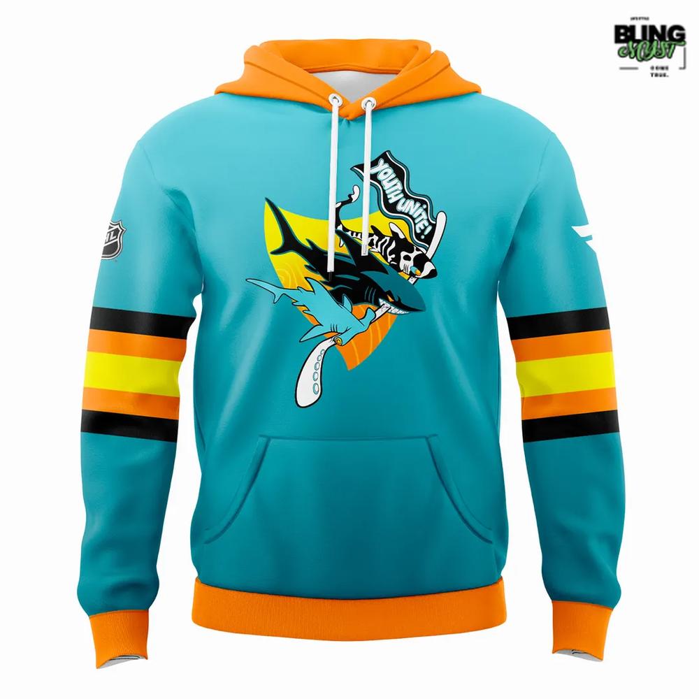 San Jose Sharks x Hallie Croall Limited Edition Hoodie San Jose Sharks x Hallie Croall Limited Edition Hoodie