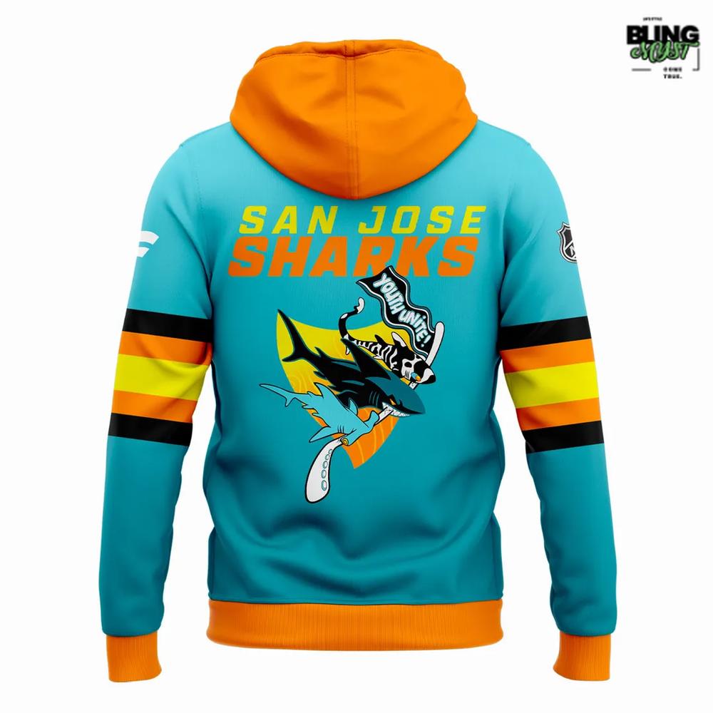 San Jose Sharks x Hallie Croall Limited Edition Hoodie San Jose Sharks x Hallie Croall Limited Edition Hoodie