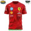 Scuderia Ferrari 2025 Las Vegas Race F1 T-Shirt 1 Scuderia Ferrari 2025 Las Vegas Race F1 T Shirt 2