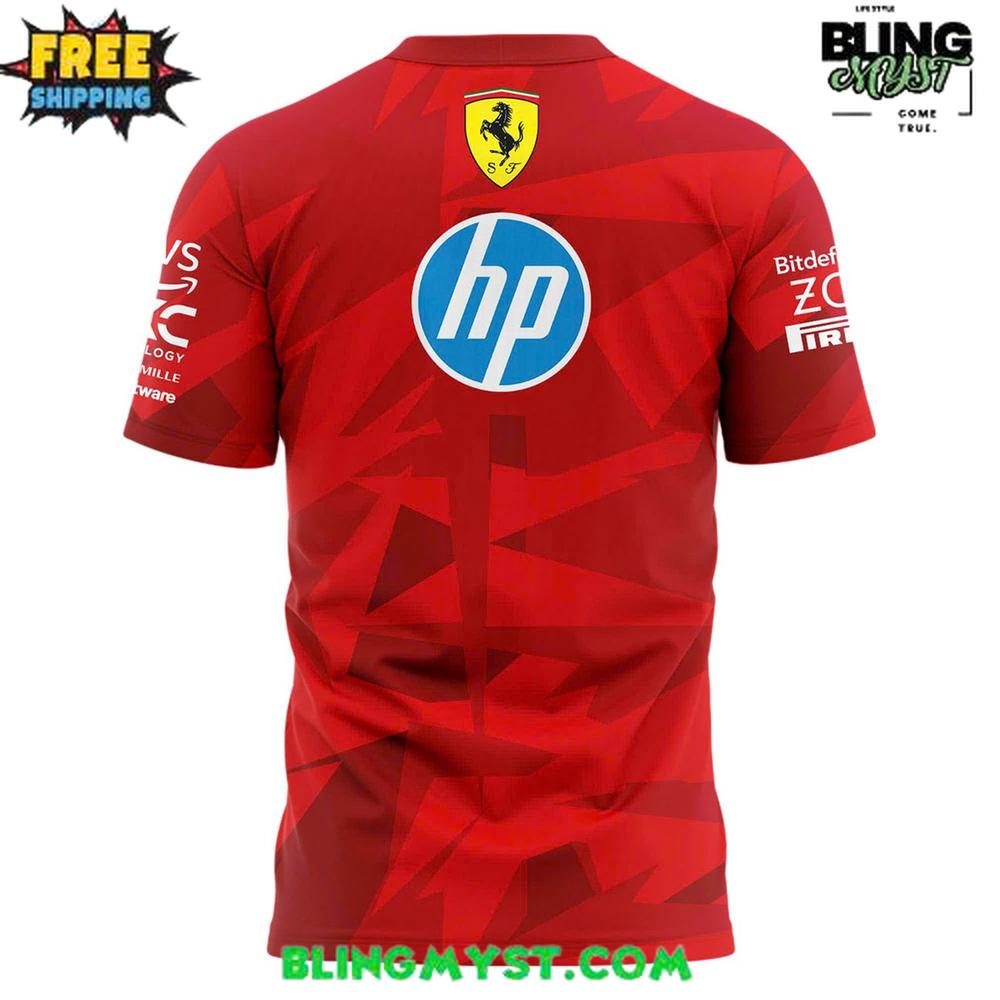 Scuderia Ferrari 2025 Las Vegas Race F1 T-Shirt Scuderia Ferrari 2025 Las Vegas Race F1 T-Shirt
