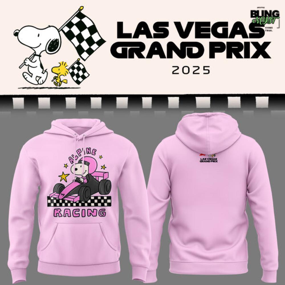 Snoopy 2025 Las Vegas Grand Prix Limited Edition Hoodie Snoopy 2025 Las Vegas Grand Prix Limited Edition Hoodie