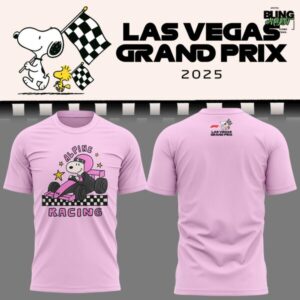 Snoopy 2025 Las Vegas Grand Prix Limited Edition T-Shirt