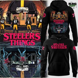 Stranger Things x Pittsburgh Steelers Limited Edition Hoodie