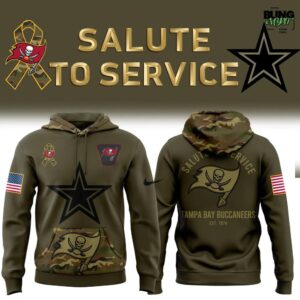 Tampa Bay Buccaneers 2025 Salute to Service Limited Edition Hoodie