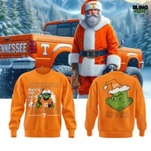 Tennessee Volunteers Grinch Merry Christmas 2025 Orange Sweatshirt