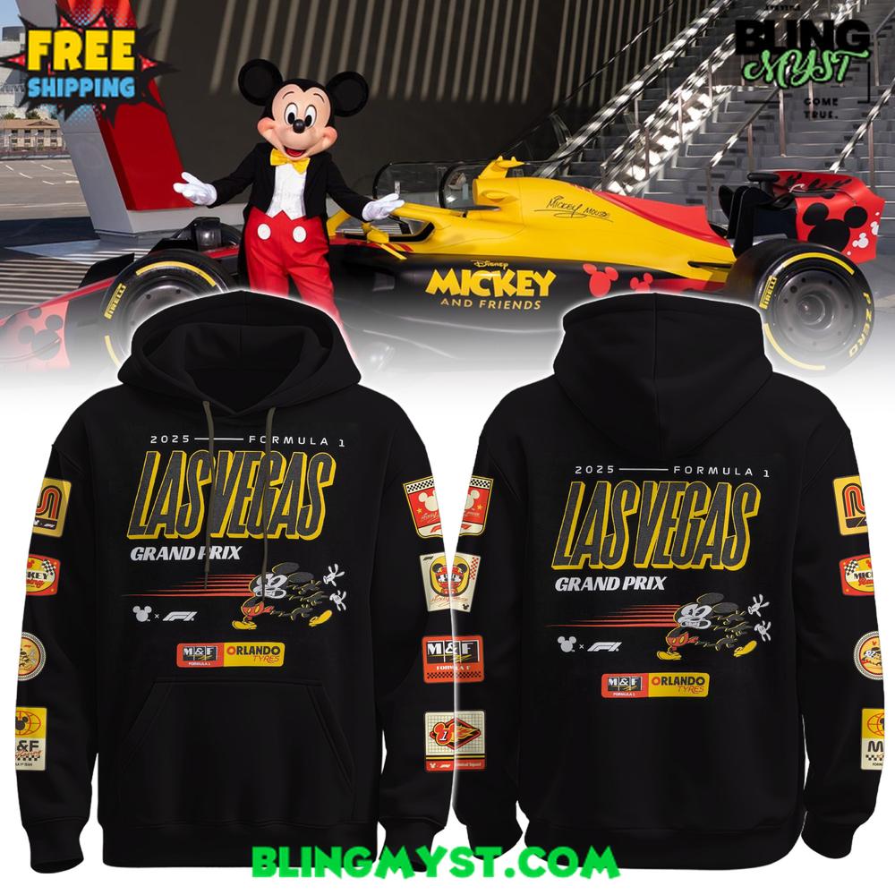 The Disney x Formula 1 x Las Vegas Grand Prix Hoodie The Disney x Formula 1 x Las Vegas Grand Prix Hoodie