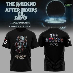 The Weeknd After Hours Til Dawn Tour 2026 T-Shirt