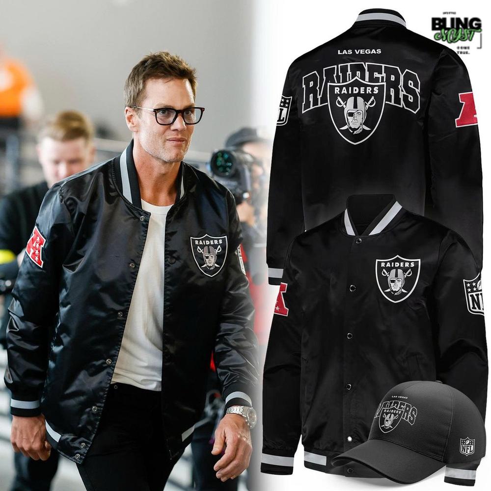 Tom Brady x Las Vegas Raiders Special Edition NFL Jacket Tom Brady x Las Vegas Raiders Special Edition NFL Jacket