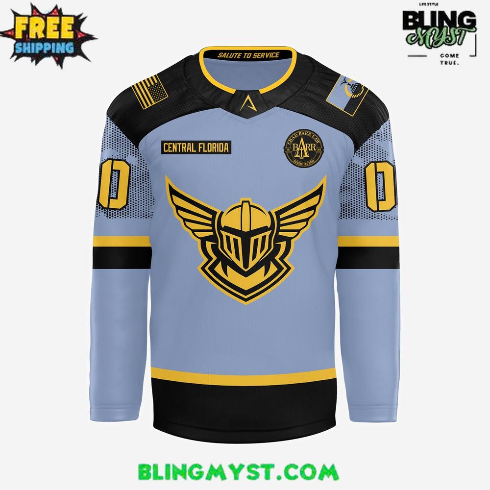 UCF Hockey 2025 Veterans Appreciation Special Edition Hockey Jersey UCF Hockey 2025 Veterans Appreciation Special Edition Hockey Jersey
