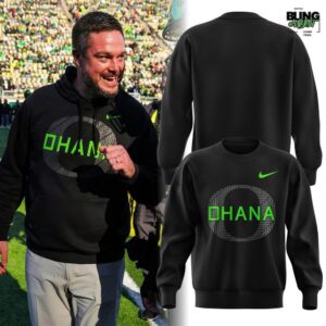 Unisex Nike Black Oregon Ducks Ohana 2025 Sweatshirt