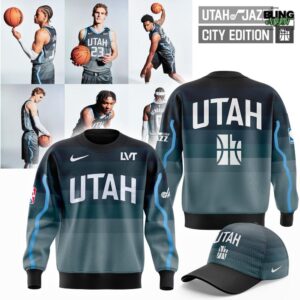 Utah Jazz 2025-26 City Edition Swingman Sweatshirt