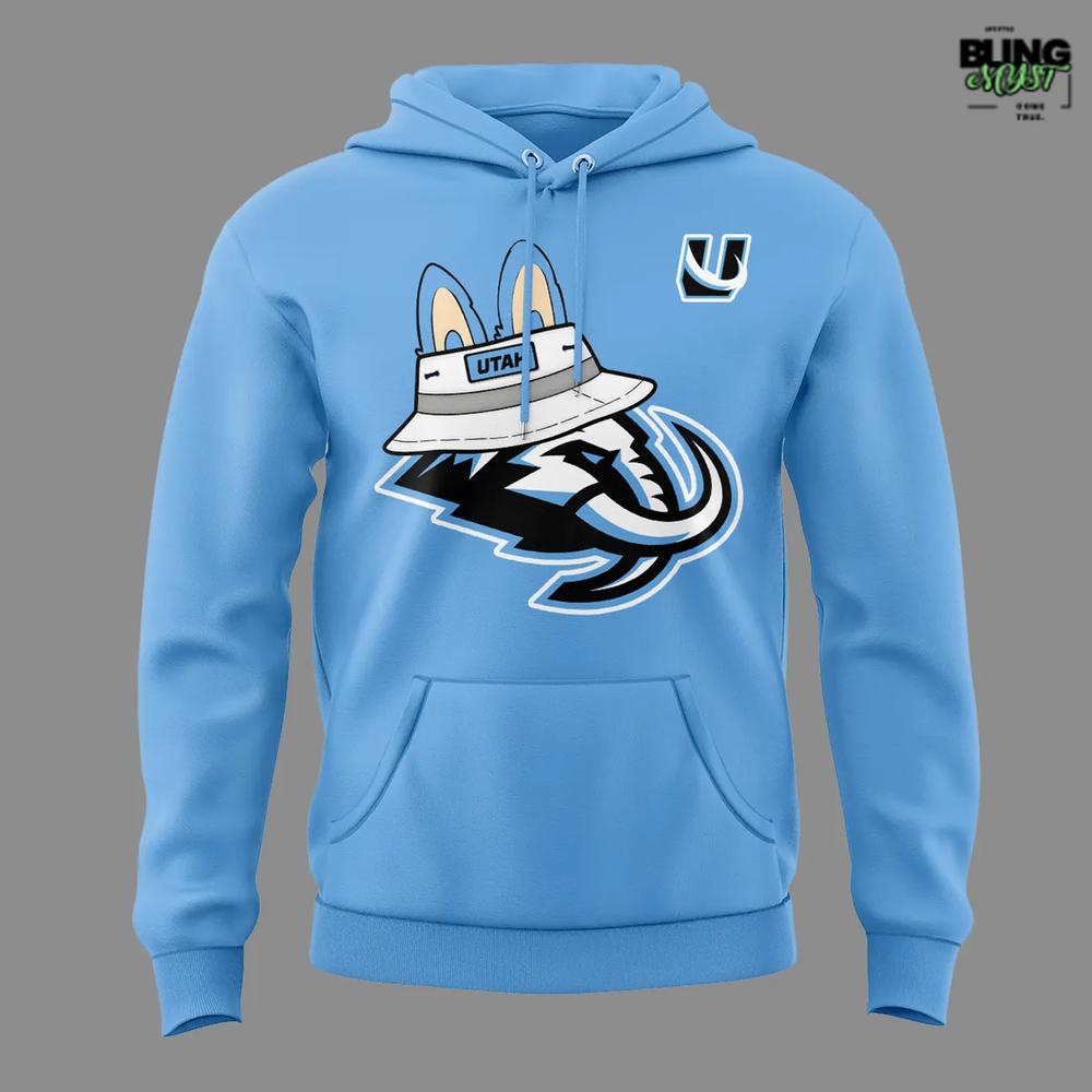 Utah Mammoth Labubu Night Special Edition Hoodie Utah Mammoth Labubu Night Special Edition Hoodie