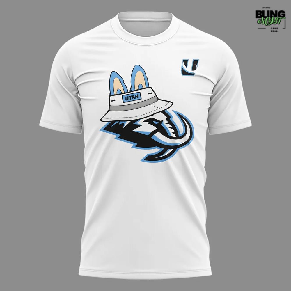 Utah Mammoth Labubu Night Special Edition T-Shirt Utah Mammoth Labubu Night Special Edition T-Shirt