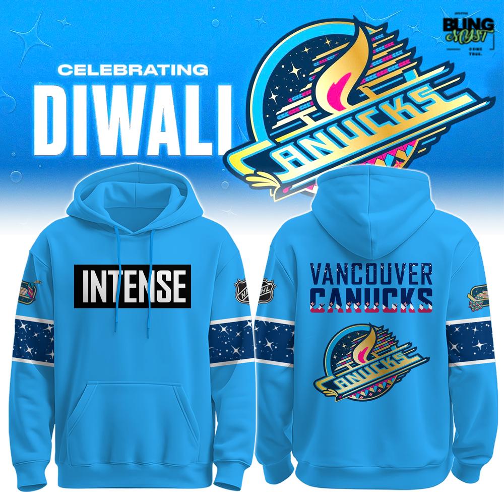 Vancouver Canucks Intense Live At Diwali NHL Hoodie Vancouver Canucks Intense Live At Diwali NHL Hoodie