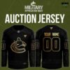 Vancouver Canucks Military Appreciation Night 2025 Hockey Jersey 1