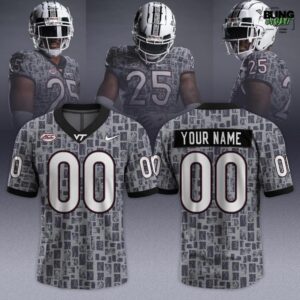 Virginia Tech Hokies Hokie Stone Limited Edition Football Jersey