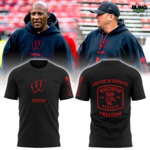 Wisconsin Badgers Freedom UAF Special Edition T-Shirt