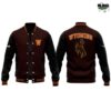 Wyoming Cowboys Football Josh Allen Always A Poke Edition Baseball Jacket 2