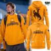 Wyoming Cowboys Go Pokes Special Edition Orange Adidas Hoodie 1