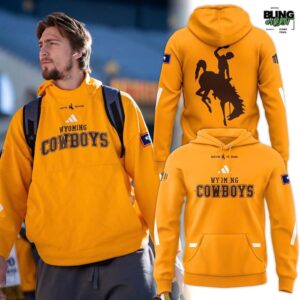 Wyoming Cowboys Go Pokes Special Edition Orange Adidas Hoodie