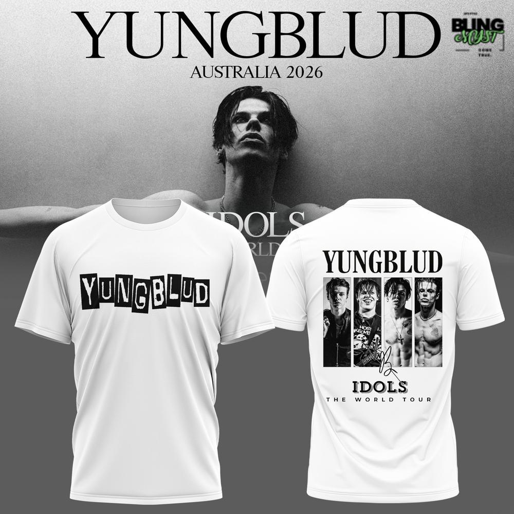 Yungblud IDOLS The World Tour 2026 T-Shirt Yungblud IDOLS The World Tour 2026 T-Shirt