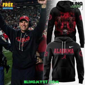 Alabama Crimson Tide Coach Kalen DeBoer Men’s Nike Pullover Hoodie