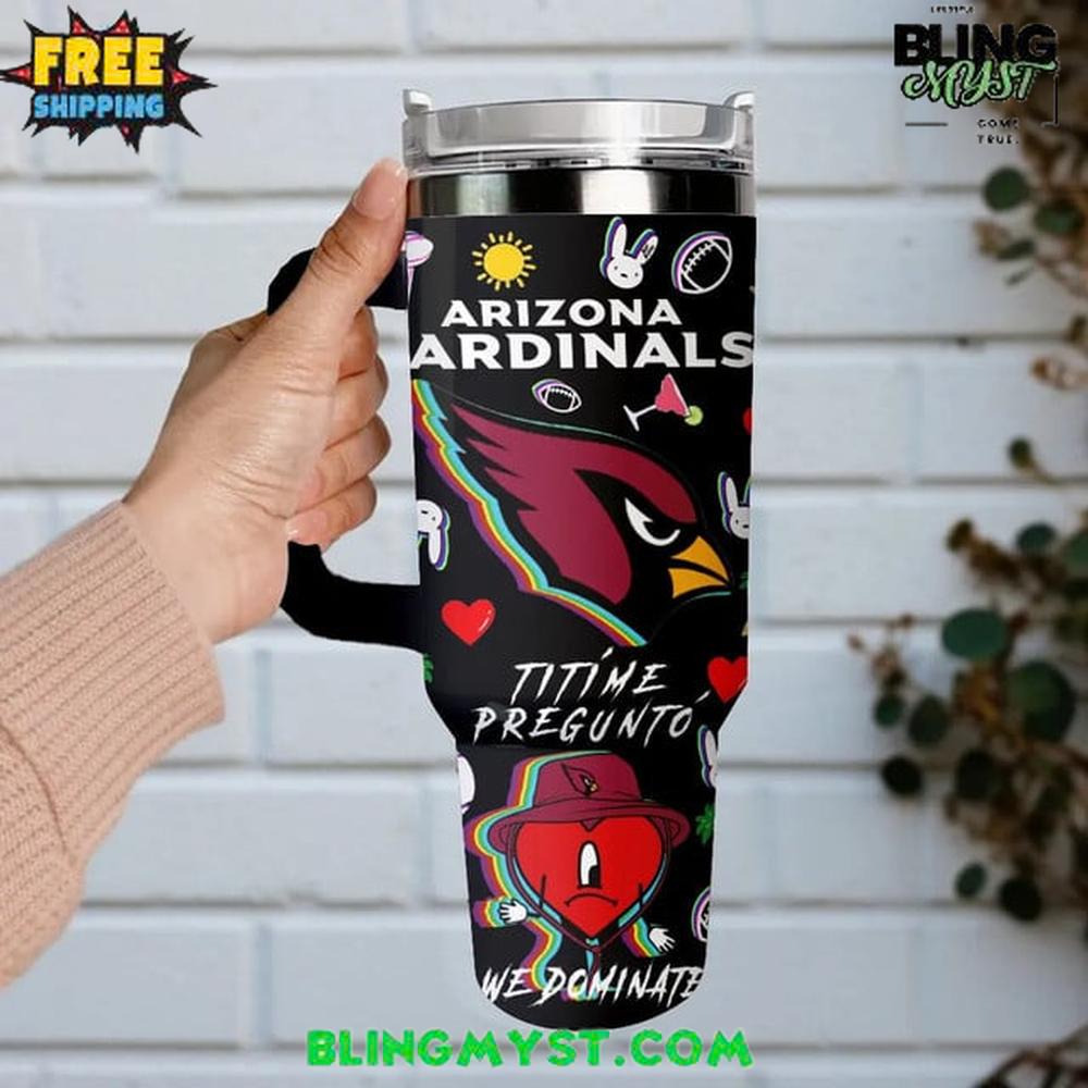 Arizona Cardinals x Bad Bunny Super Bowl LX Stanley Tumbler Cup Arizona Cardinals x Bad Bunny Super Bowl LX Stanley Tumbler Cup