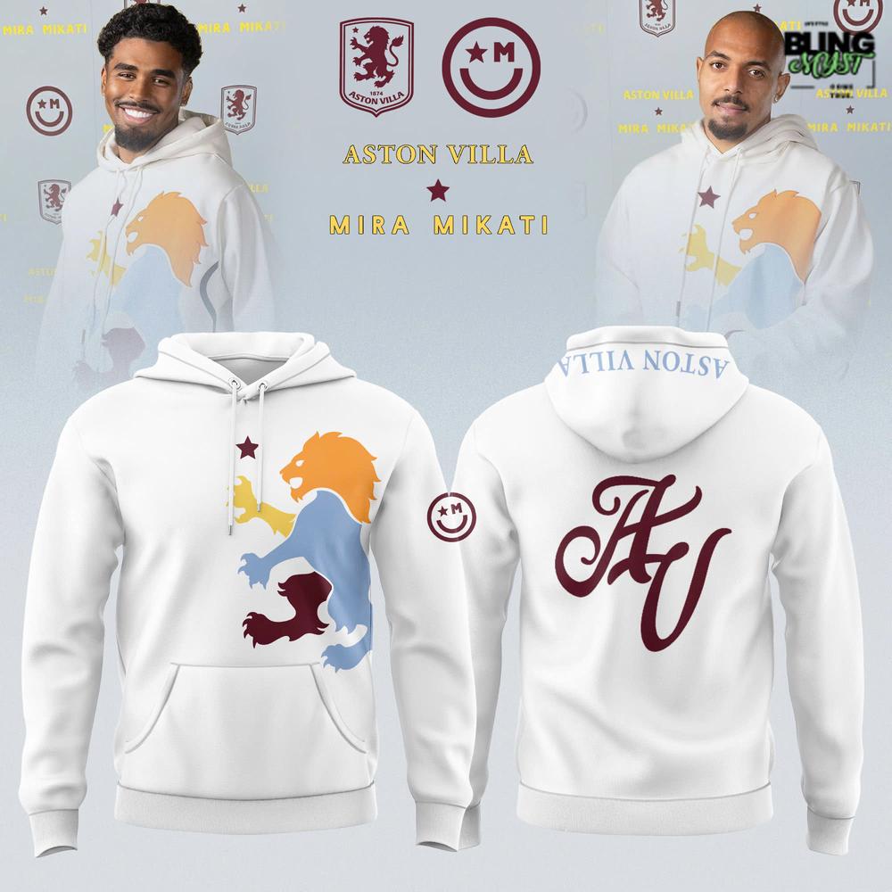 Aston Villa x Mira Mikati Limited Edition Hoodie Aston Villa x Mira Mikati Limited Edition Hoodie