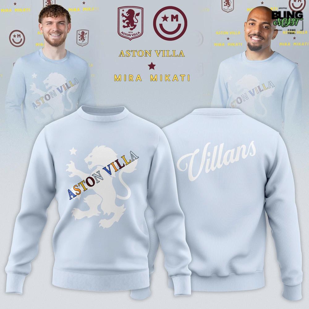 Aston Villa x Mira Mikati Limited Edition Sweatshirt Aston Villa x Mira Mikati Limited Edition Sweatshirt