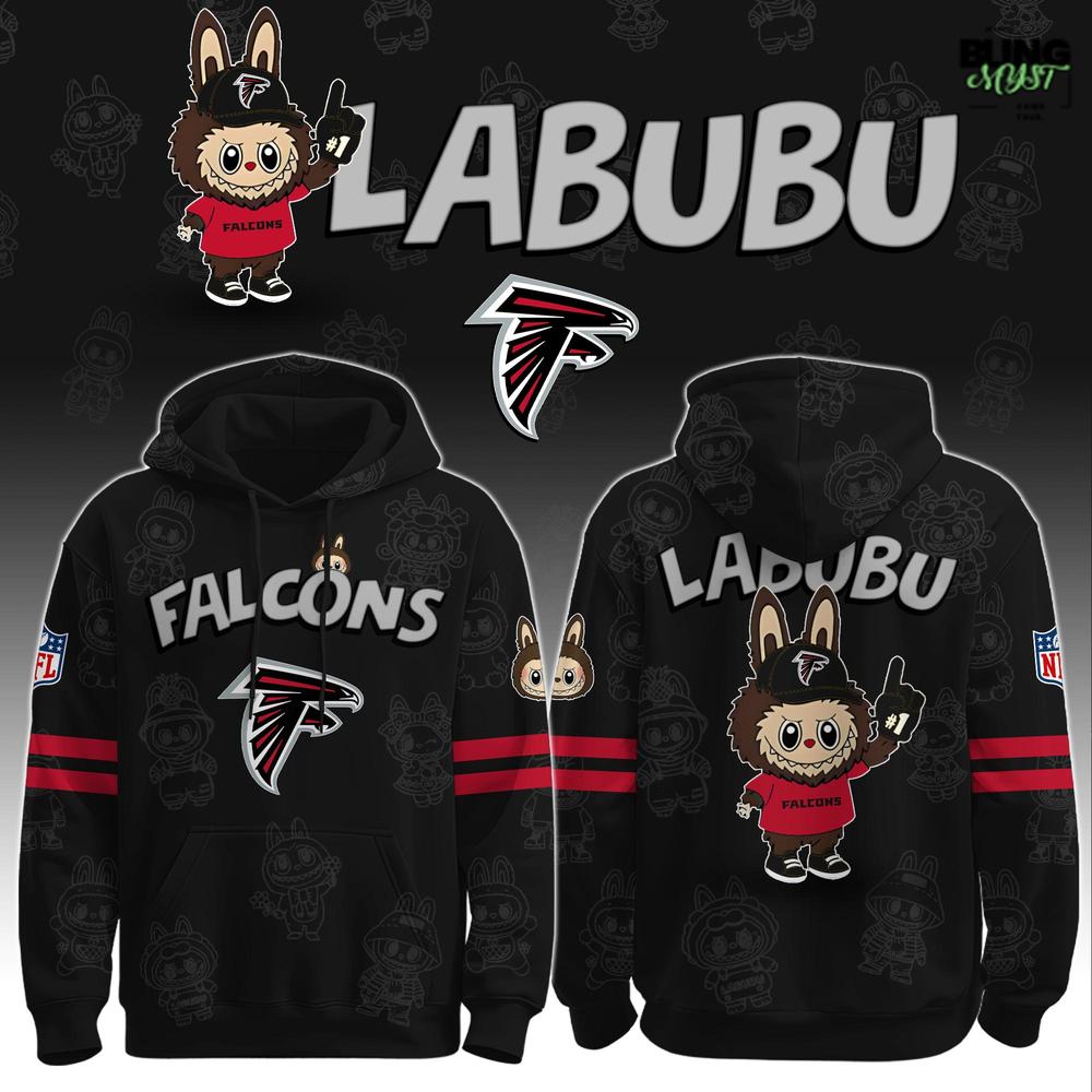 Atlanta Falcons x Labubu Limited Edition Hoodie Atlanta Falcons x Labubu Limited Edition Hoodie