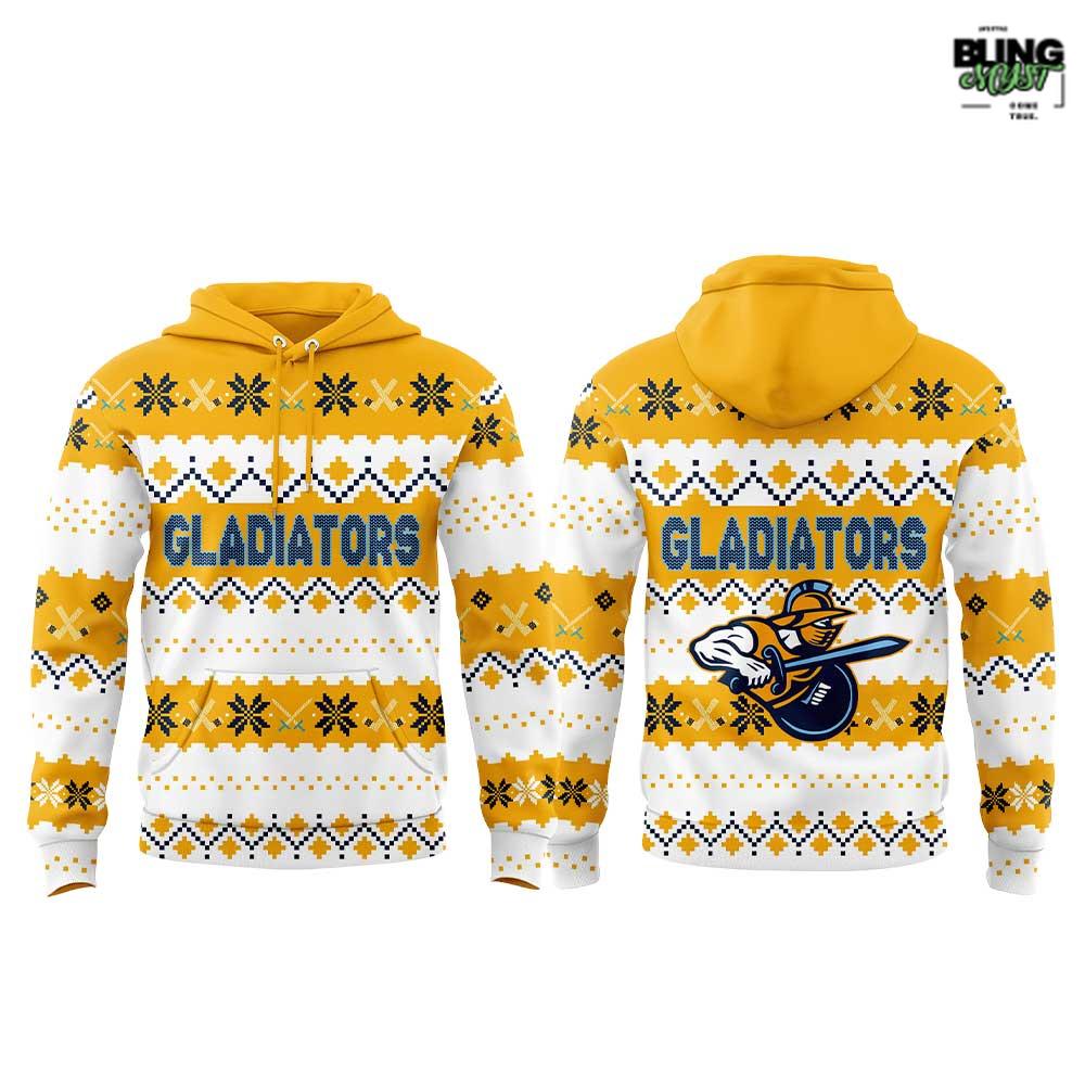 Atlanta Gladiators Max’s Holiday Party Game Worn Player Hoodie Atlanta Gladiators Max’s Holiday Party Game Worn Player Hoodie