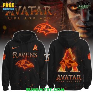 Baltimore Ravens x Avatar Fire And Ash Special Edition Hoodie