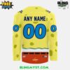 Bloomington Bison x SpongeBob 2025 Hockey Jersey 3