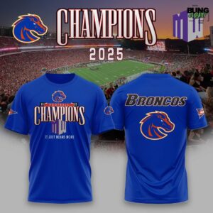 Boise State Broncos 2025 MWC Champions T-Shirt