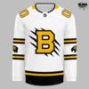 Boston Bruins NHL Stadium Series 2026 White Hockey Jersey 2