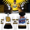 Boston Bruins NHL Stadium Series 2026 White Hoodie 1