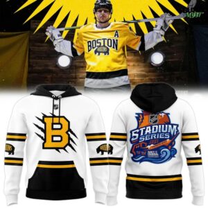 Boston Bruins NHL Stadium Series 2026 White Hoodie