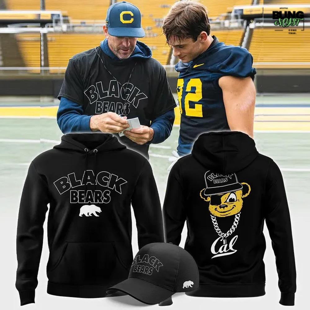 California Golden Bears Black Bear Special Edition Hoodie California Golden Bears Black Bear Special Edition Hoodie